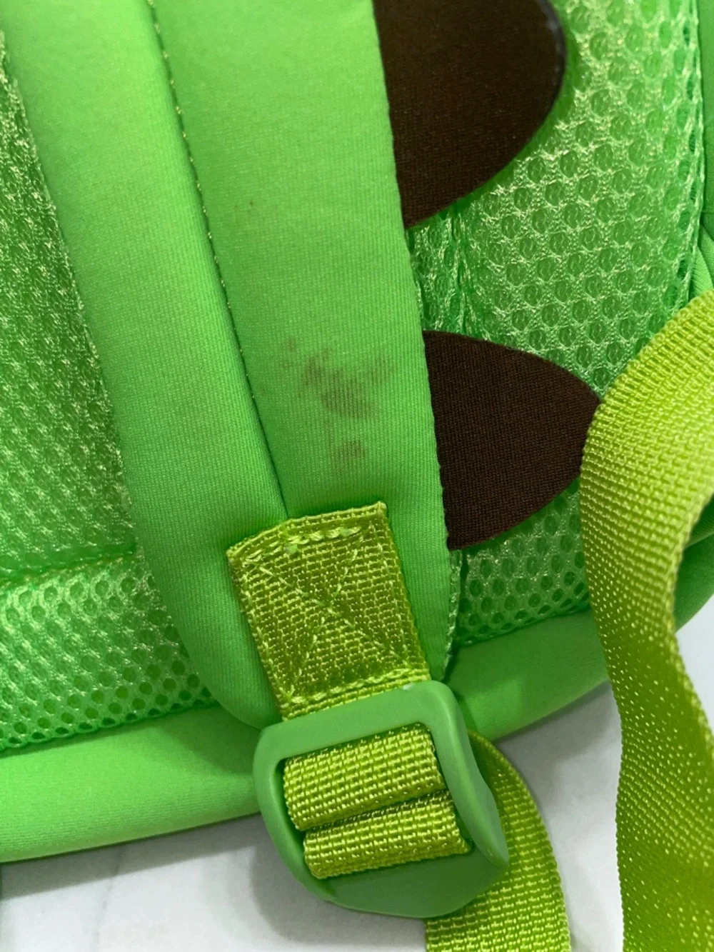 Jiepai 3D Hippo Cartoon Neon Green Designed Waterproof Bag Kids Girl or Boy